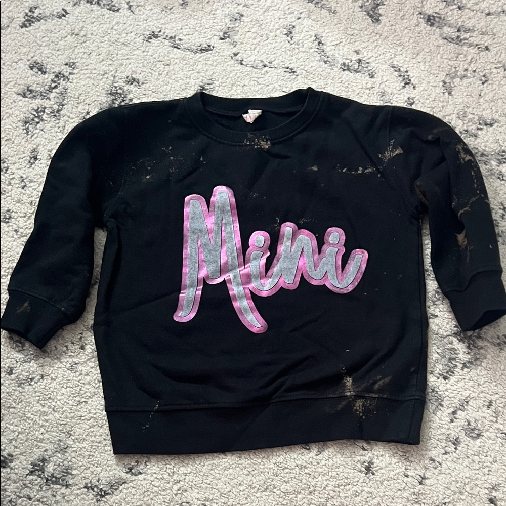 Girls Mini tie dye pullover